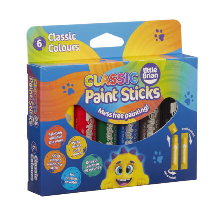 Little Brian Face Paint Sticks Classic, 12 Pack