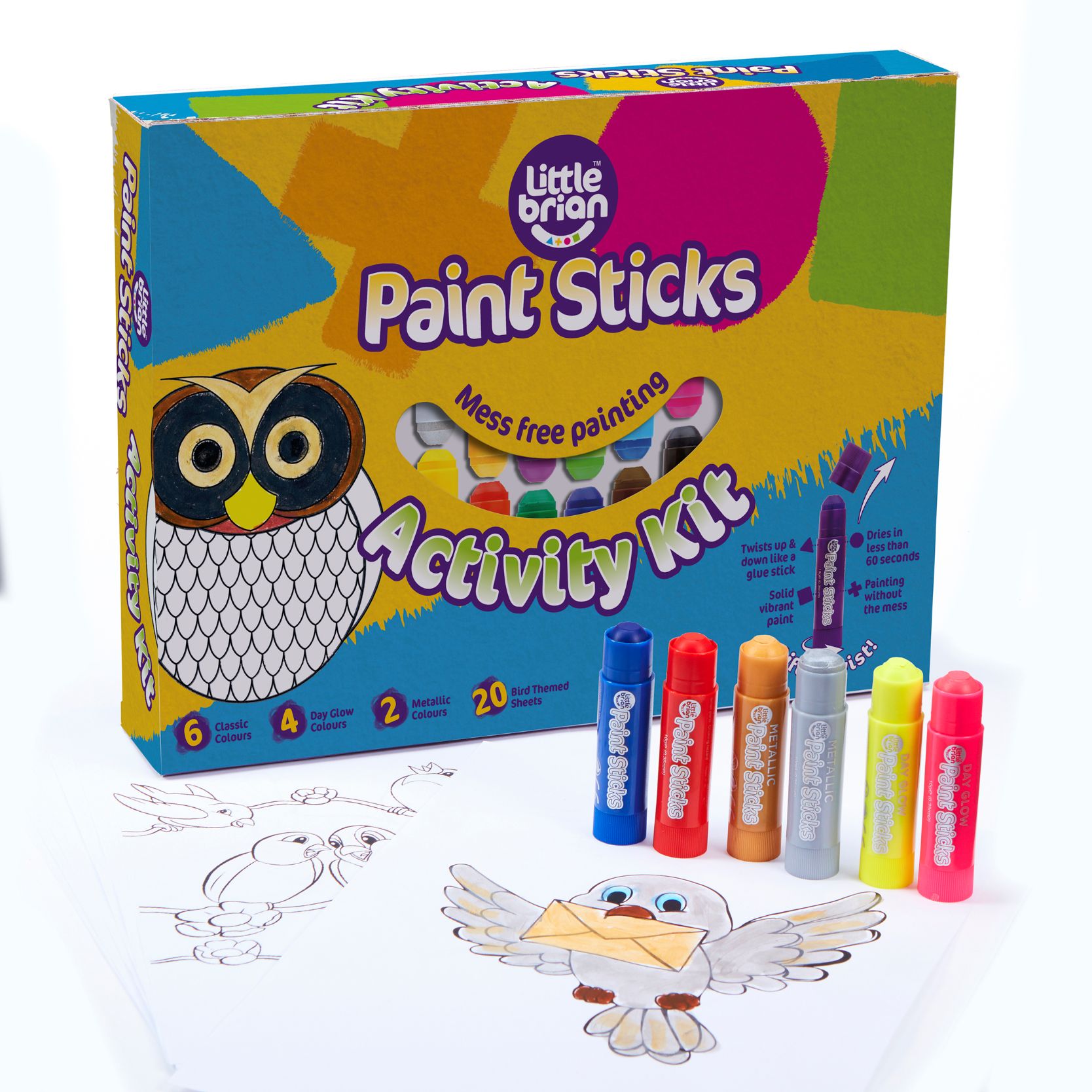 Paint Sticks Activity Kit Little Brian
