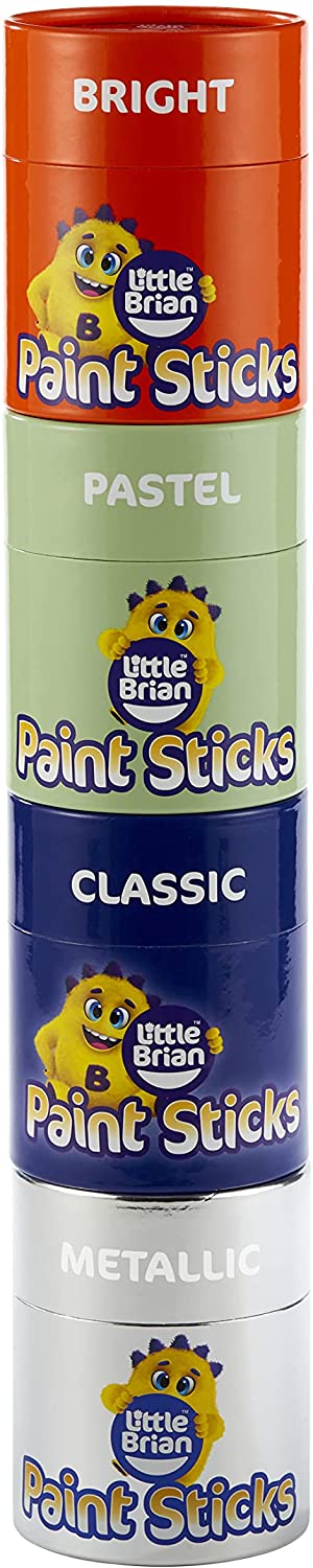 Brian Clegg  Little Brian Face Paint Sticks Classic Assorted Pack 12x6g
