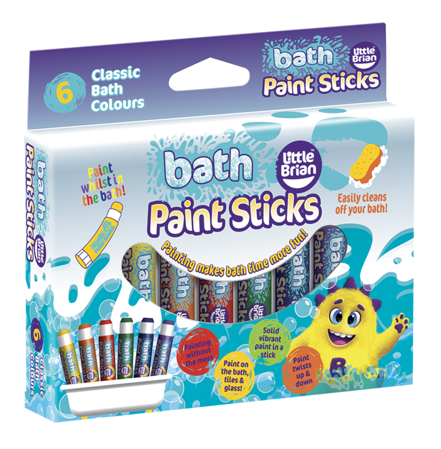 Bath Paint Sticks - Little Brian